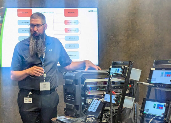 Mike Crowe Presenting at the Compunetix Technical Exchange Meeting (TEM)